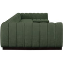 Meridian Quinn Green Chenille Fabric Modular Sectional IMAGE 7