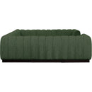 Meridian Quinn Green Chenille Fabric Modular Sectional IMAGE 7
