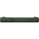 Meridian Quinn Green Chenille Fabric Modular Sectional IMAGE 3
