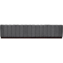 Meridian Quinn Grey Chenille Fabric Modular Sofa IMAGE 3