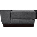 Meridian Quinn Grey Chenille Fabric Modular Sectional IMAGE 14