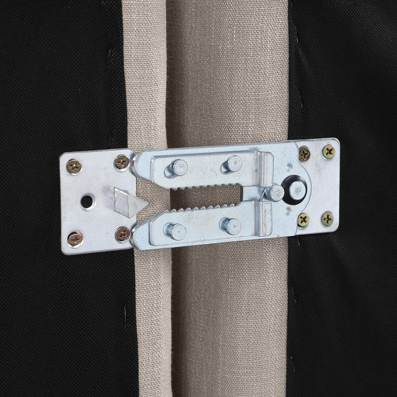 Meridian Indulge Beige Linen Textured Fabric Modular Sectional IMAGE 6