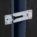 Meridian Indulge Navy Linen Textured Fabric Modular Sectional IMAGE 8