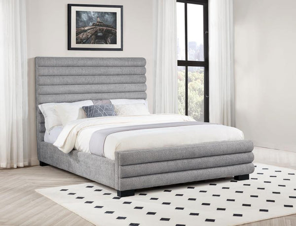 Coaster Furniture 300719Q GREY QUEEN UPHOLSTERED BED