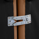 Meridian Indulge Cognac Vegan Leather Corner Chair IMAGE 7