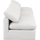 Meridian Indulge Cream Vegan Leather Modular Sofa IMAGE 5