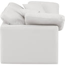 Meridian Indulge Cream Vegan Leather Modular Sofa IMAGE 5