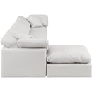 Meridian Indulge Cream Vegan Leather Modular Sectional IMAGE 5