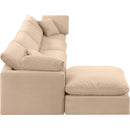 Meridian Indulge Beige Velvet Modular Sectional IMAGE 5