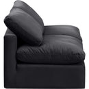 Meridian Indulge Black Velvet Modular Sofa IMAGE 5