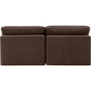 Meridian Indulge Brown Velvet Modular Sofa IMAGE 3