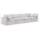 Meridian Indulge Cream Velvet Modular Sofa IMAGE 9