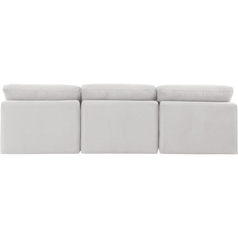 Meridian Indulge Cream Velvet Modular Sofa IMAGE 3