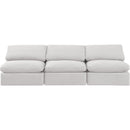 Meridian Indulge Cream Velvet Modular Sofa IMAGE 4