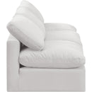 Meridian Indulge Cream Velvet Modular Sofa IMAGE 5