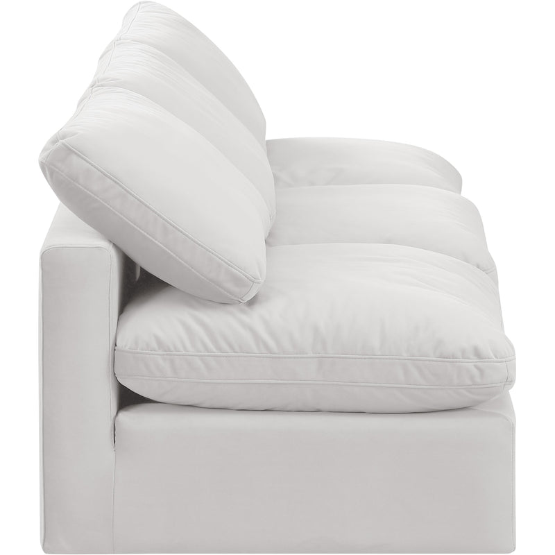 Meridian Indulge Cream Velvet Modular Sofa IMAGE 5