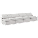 Meridian Indulge Cream Velvet Modular Sofa IMAGE 8