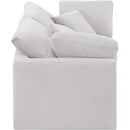 Meridian Indulge Cream Velvet Modular Sofa IMAGE 5