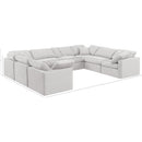 Meridian Indulge Cream Velvet Modular Sectional IMAGE 10