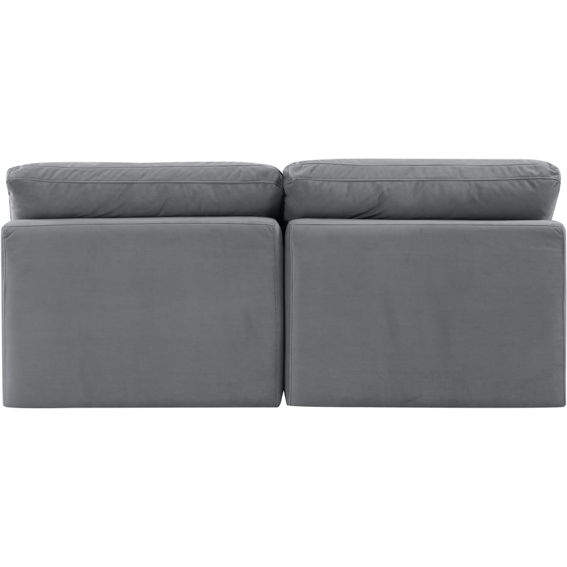 Meridian Indulge Grey Velvet Modular Sofa IMAGE 3