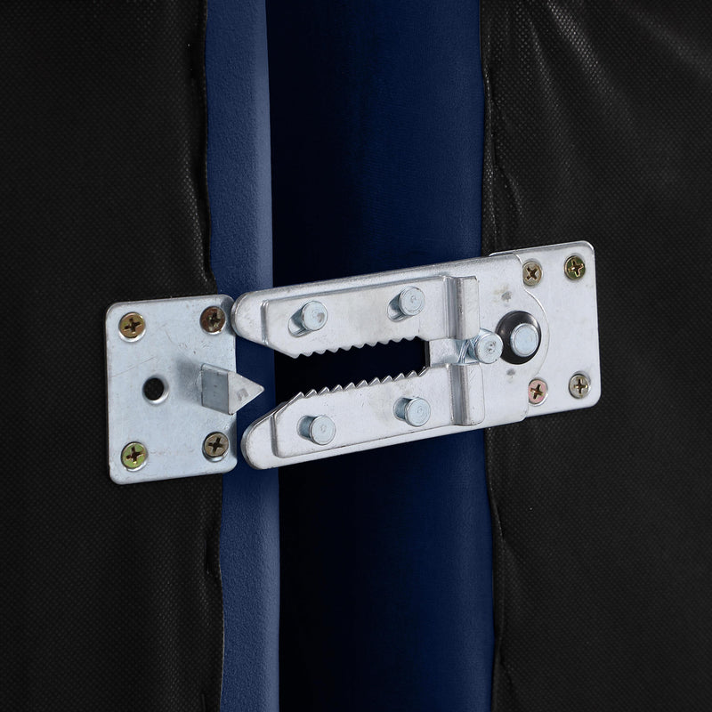 Meridian Indulge Navy Velvet Ottoman IMAGE 4