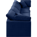 Meridian Indulge Navy Velvet Modular Sofa IMAGE 5
