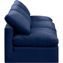 Meridian Indulge Navy Velvet Modular Sofa IMAGE 5