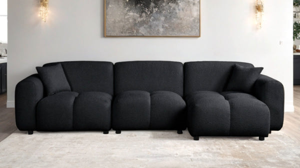 BELLA BLACK SECTIONAL