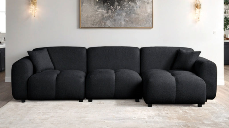 BELLA BLACK SECTIONAL