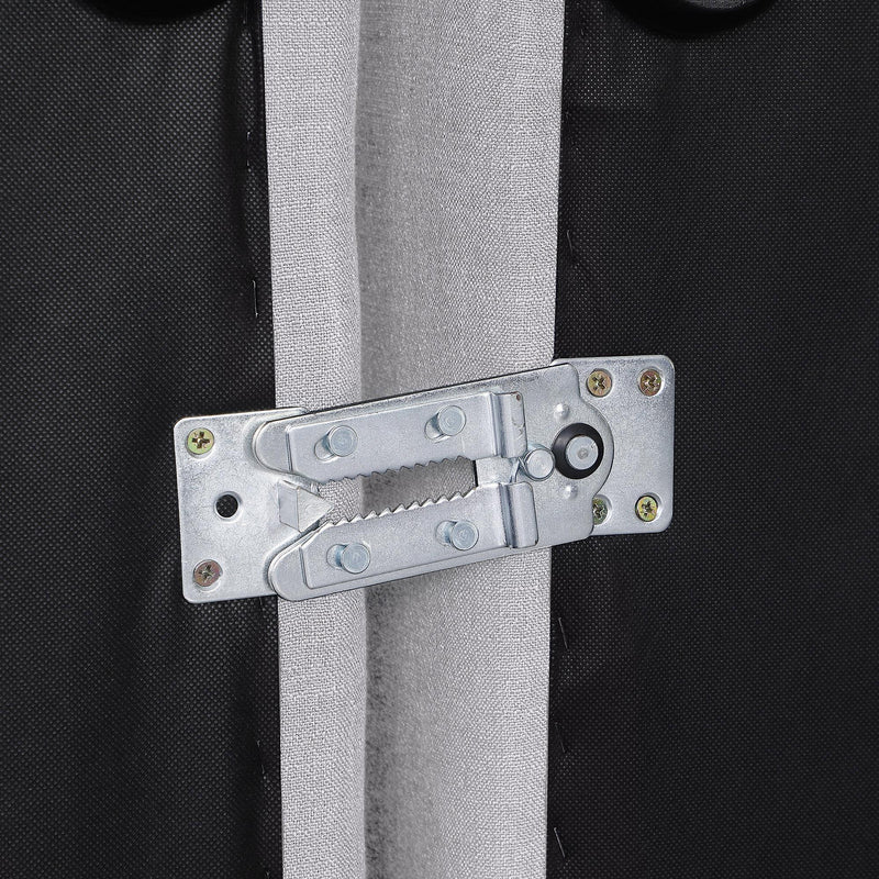 Meridian Comfy White Linen Textured Fabric Modular Sectional IMAGE 6