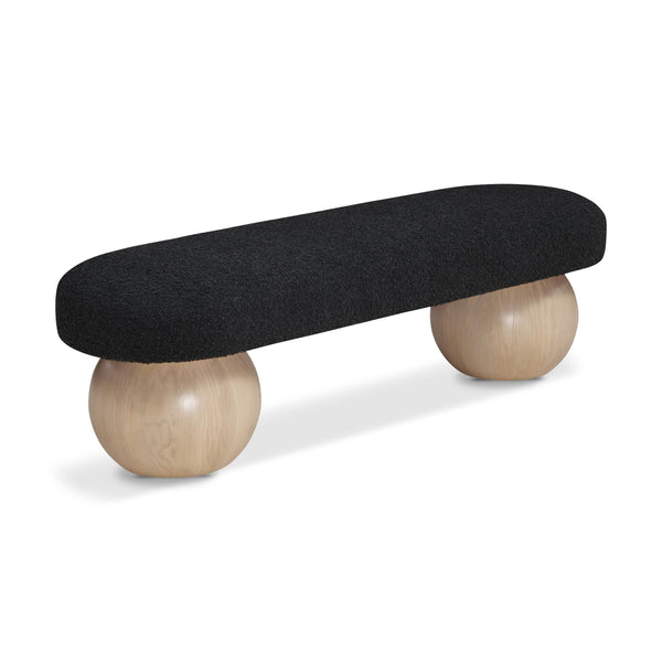 Meridian Bowie Black Bench IMAGE 1