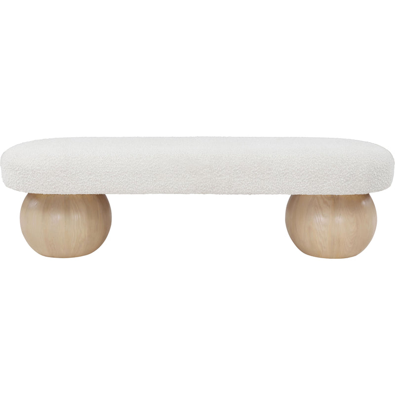Meridian Bowie Cream Bench IMAGE 3