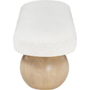 Meridian Bowie Cream Bench IMAGE 4