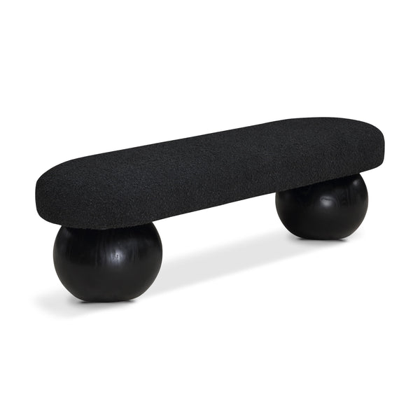 Meridian Bowie Black Bench IMAGE 1