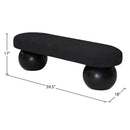 Meridian Bowie Black Bench IMAGE 7