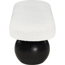 Meridian Bowie Cream Bench IMAGE 4