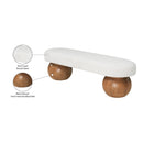 Meridian Bowie Cream Bench IMAGE 8