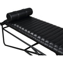 Meridian Gatsby Black Vegan Leather Bench IMAGE 6