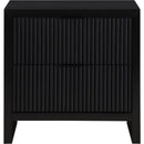 Meridian Fairfax Black Night Stand IMAGE 3
