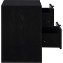 Meridian Fairfax Black Night Stand IMAGE 4