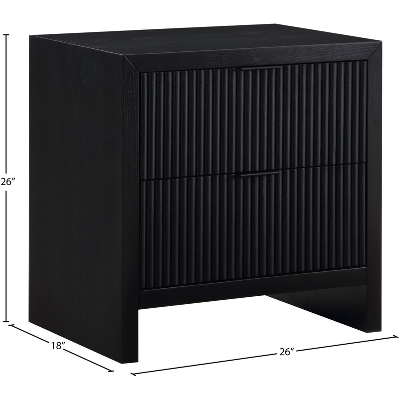 Meridian Fairfax Black Night Stand IMAGE 9