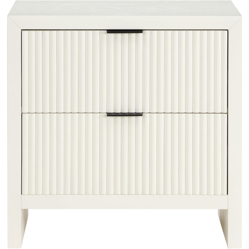 Meridian Fairfax Cream Night Stand IMAGE 3
