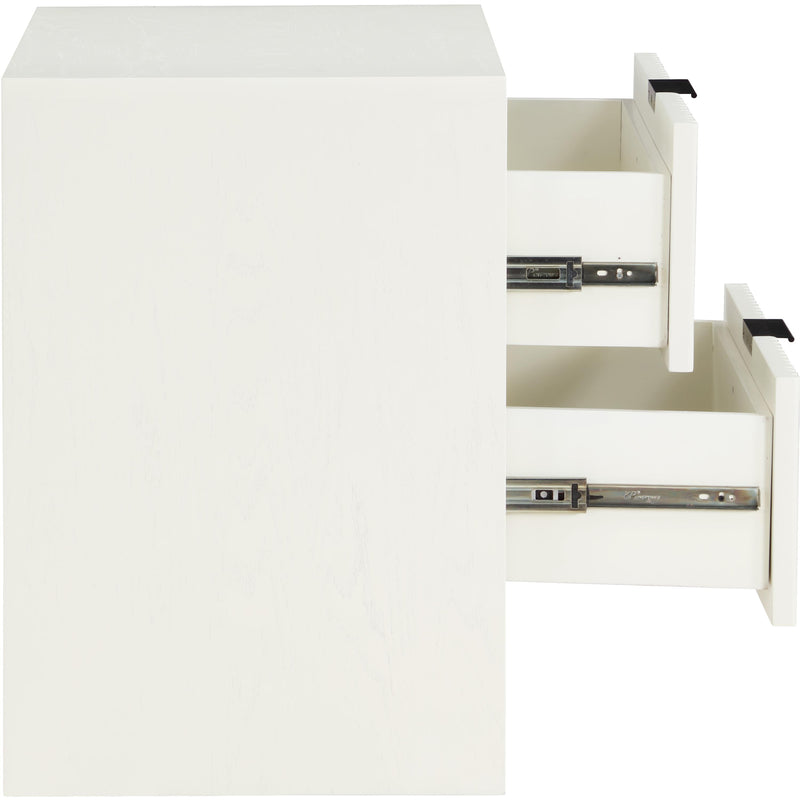 Meridian Fairfax Cream Night Stand IMAGE 4