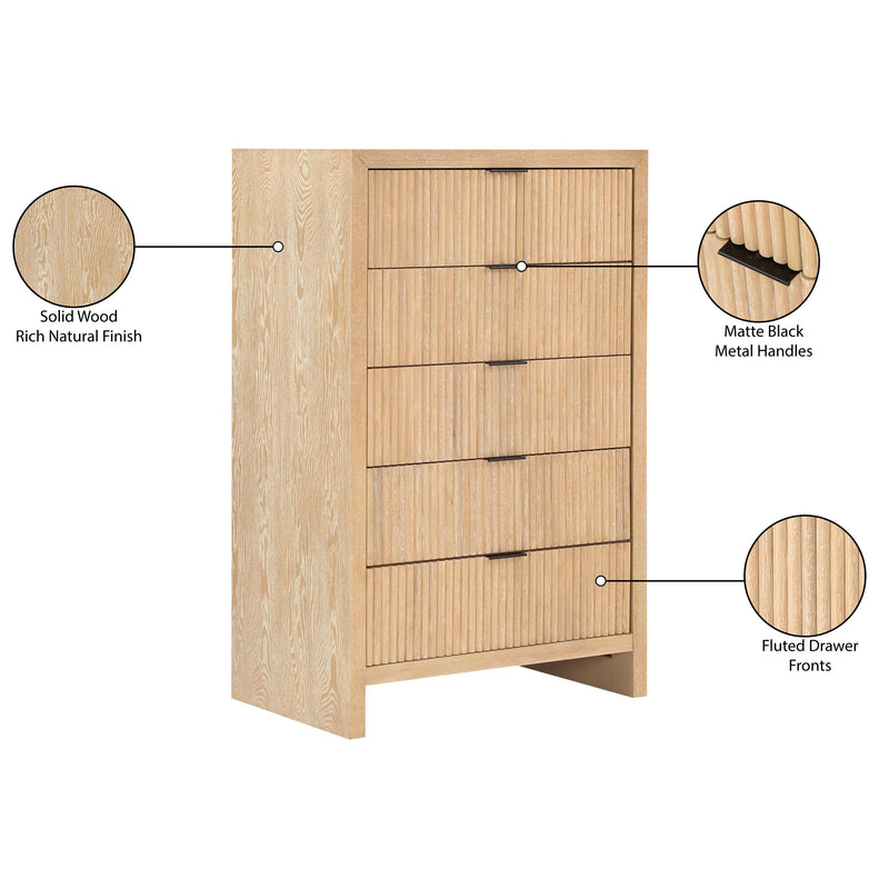 Meridian Fairfax Natural Chest IMAGE 10