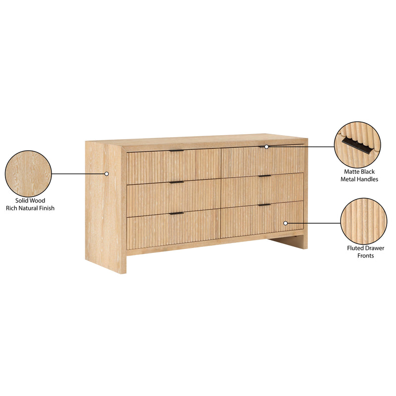 Meridian Fairfax Natural Dresser IMAGE 9