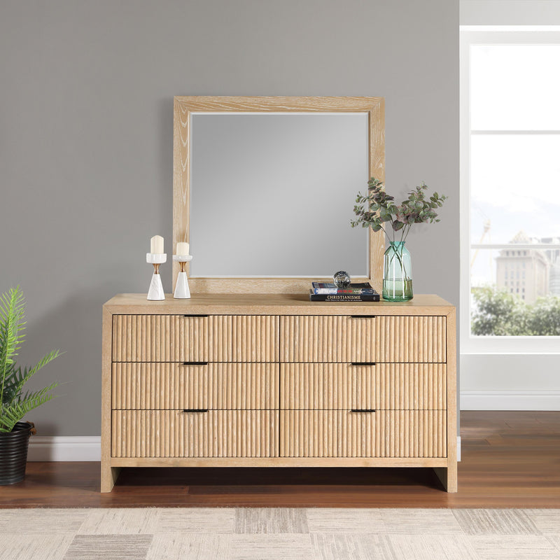 Meridian Fairfax Natural Mirror IMAGE 2