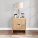 Meridian Fairfax Natural Night Stand IMAGE 2