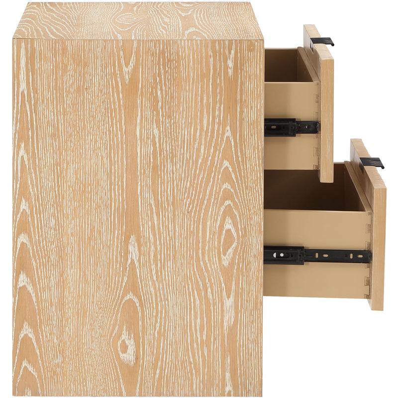 Meridian Fairfax Natural Night Stand IMAGE 4