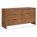 Meridian Fairfax Walnut Dresser IMAGE 11