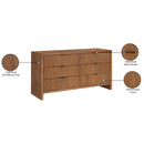 Meridian Fairfax Walnut Dresser IMAGE 12